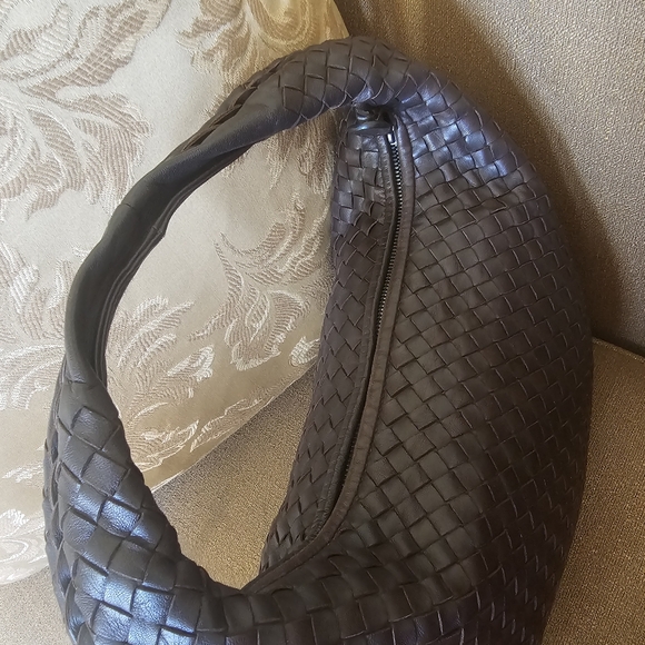 Bottega Veneta Nappa Intrecciato  Veneta Hobo Bag Brown - Picture 6 of 16